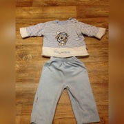 Zestaw bluza i spodnie dresowe r.68 (56)