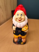 Krasnal ogrodowy stary malarz 18 cm