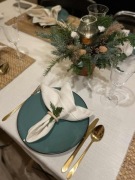 Obrus lniany 220 cm x 127 cm - nowy