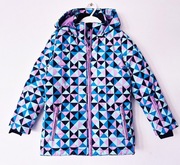 Zimowa narciarska kurtka z kapturem Crane 122/128