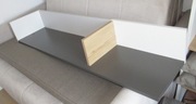 Półka "Imola" nowa, biało - szara - dąb, produkcja polska 120 cm