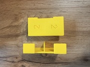 2x Dystans do montażu frontów szuflad 2 mm | Szablon do płyt 18 mm Zestaw