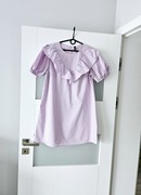 Fioletowa sukienka L 40 H&M Divided bawełna 