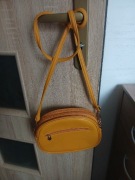 Torebka listonoszka musztardowa