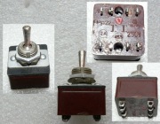 PRZEŁĄCZNIK PP22 250V 2A UNITRA ebonit