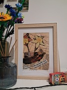 Kolaż - kopia handmade z ramką