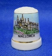 Naparstek Kolekcjonerski Porcelanowy Majorka 