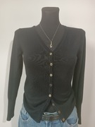 Czarny sweter kardigan Primark używany rozm 32/34