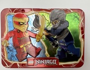 Lego 112403 Ninjago Mech Kai vs Cinder njo0890 njo0861 metalowa puszka