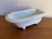 Stara Miniaturowa Wanna Żeliwna