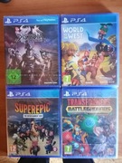 Gry na ps4 zestaw nowe nieużywane fabrycznie zapakowane 