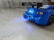 Samochód zdalnie sterowany do driftowania Nissan GT-R R35 4wd nitro Dym