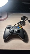 Kontroler Pad przewodowy czarny do xbox 360 pc sprawny ładny