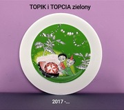 Muminki TALERZYK Moomin Arabia Finland - TOPIK i TOPCIA z rubinem 