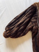 Futro z nutrii. Rozmiar XL/L unikat. Szałowe! Bufiaste rękawy. 