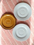 Biała porcelana Włocławek Sonata Spodki Talerzyki Miodowy Spodek Pruszków