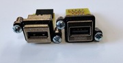 2x AMPHENOL MUSBR-AA11-30 port gniazdo USB