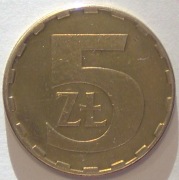 Moneta 5 zł 1988 r.