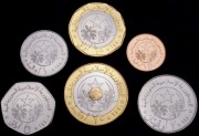 Mauritania coins set of 6 pieces 2017-2018 UNC