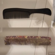Dwa grzebienie do włosów 