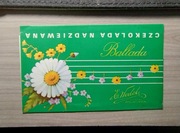 Opakowanie po Czekoladzie nadziewana Ballada Wedel