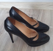 Szpilki skórzane Vero Cuoio rozmiar 38,5