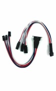 Zestaw kabli na 3 serwa z 8 pinami ze złączami MPX