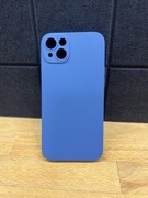 Apple Iphone 14 Plus Etui Liquid Silicone Magsafe niebieskie plecki