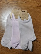 Bawełniane stopki damskie 35 do 38 trzy pary