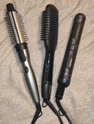 Zestaw do stylizacji włosów lokówka szczotka prostownica Philips