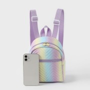 Pikowany plecak mini Ombre Chevron.