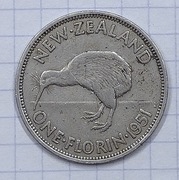 #1500 Nowa Zelandia 1 floren 1951 