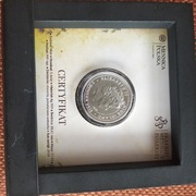 Waza Qianlong 2018 - 1$, Srebro 999, porcelana, etui, certyfikat 