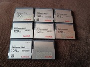 SanDisk extreme pro 128gb 120gb x 8 cfast 2.0 uszkodzone
