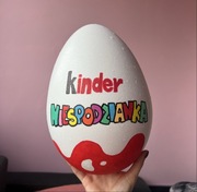 Jajko kinder niespodznianka malowane otwierane gigant duże na prezent xxl