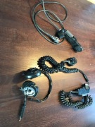 zestaw słuchawkowy do komunikacji z mikrofonem armii Amerykańskiej 