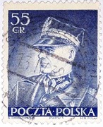 SZCZEBRZESZYN. Znaczek Fi 299. Przesunięcie perforacji.