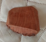 Broszka.Korzen wrzośca.