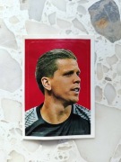 KARTA kolekcjonerska DUMNI Z NASZYCH Biedronka NAKLEJKA 24 Szczęsny 