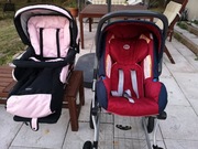 wózek EMMALJUNGA gondola+spacerówka+fotelik ROMER 