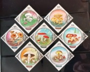 !!! MONGOLIA GRZYBY LEŚNE 7szt... KOMPLETNA _SERIA...KASOWANE*!!!