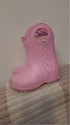Crocs, Kalosze dziecięce, różowy, rozmiar 10
