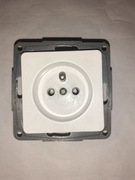 Gniazdo pojedyncze Hager-Polo Optima białe - używane SORT 3