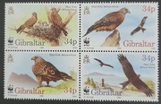 GIBRALTAR** - Mi 774-777  - Ptaki - kat. 9€.
