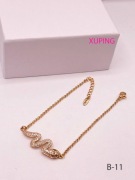 ZŁOTA BRANZOLETKA Z WĄŻEM 18+3cm XUPING - STOP MEDYCZNY 18K