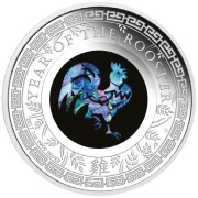Lunar Opal Rok Koguta 2017 1oz (2022, 2023 tygrys królik)