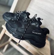 Sneakersy damskie Balenciaga Triple S Black 38