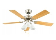 Wentylator sufitowy wiatrak pampero 3 klosze szklane zima lato lampa