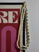 Komplet / zestaw Naszyjników z kamieni naturalnych / jaspis dalmatyński