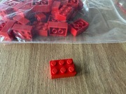 LEGO 3002 czerwony 2x3 36 szt.